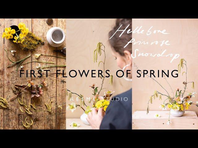 A Simple Garden to Vase Arrangement of Spring Flowers