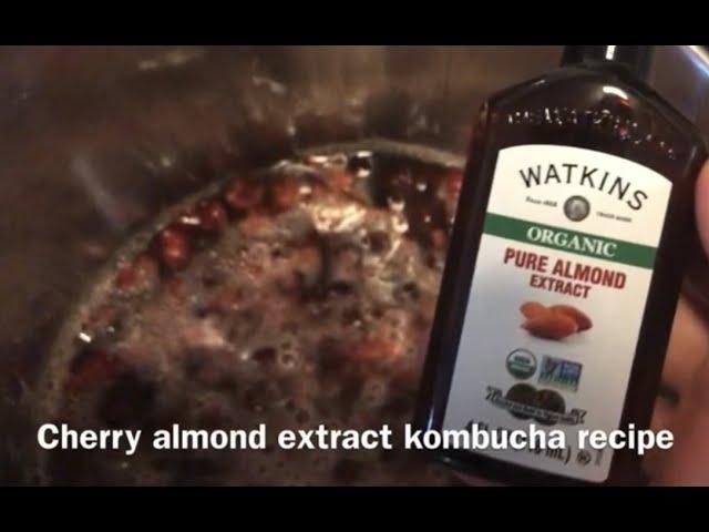 Cherry with almond extract kombucha recipe