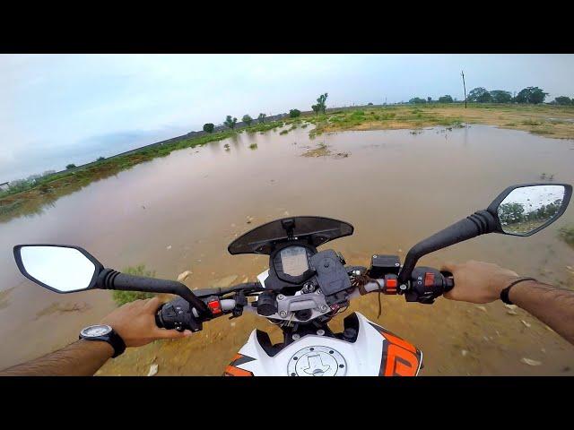 I trashed my KTM in a small Pond | Jaipur Rajasthan