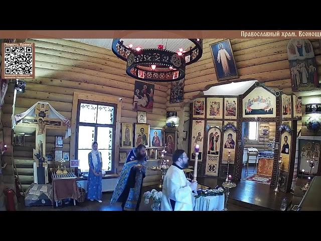 Православный храм. Всенощная. Успение Пресвятой Владычицы нашей Богородицы и Приснодевы Марии.