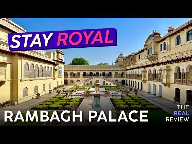 RAMBAGH PALACE Jaipur, India 【4K Hotel Tour & Review】"World's Best Hotel"