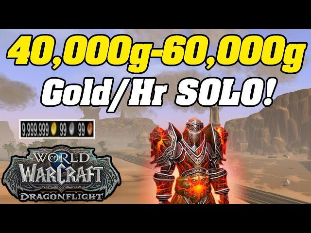 40,000g - 60,000g Gold/Hr SOLO In Retail WoW | Dragonflight Goldfarm