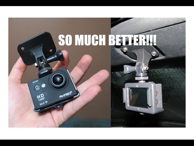 3D Printed Miata Go Pro Mount Mk2