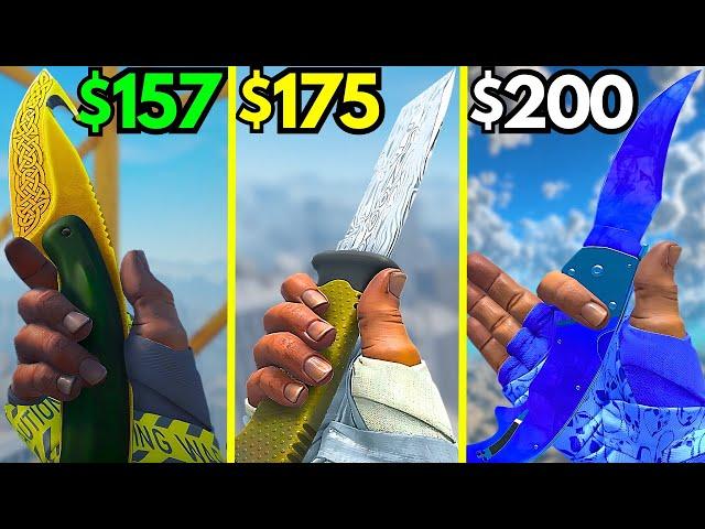 CHEAPEST KNIFE & GLOVE COMBOS Under $200 (CS2 CHEAP KNIFE + GLOVES COMBO 2024)