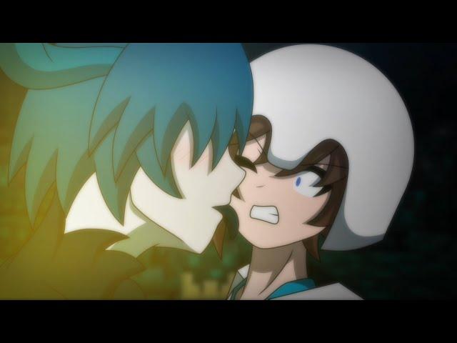 Steve Faces The Warden-Girl (Minecraft Anime)