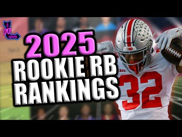 TOP 2025 Rookie Running Back Rankings - Dynasty Fantasy Football