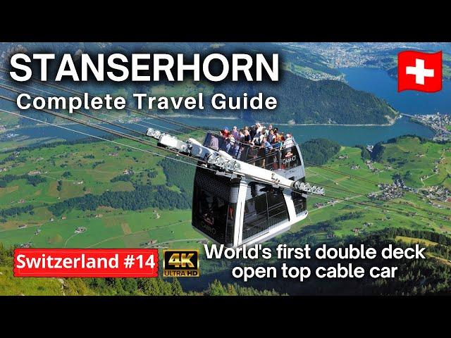  Stanserhorn Switzerland | Lucerne to Stanserhorn Day Trip | Mt Stanserhorn CabriO #Stanserhorn