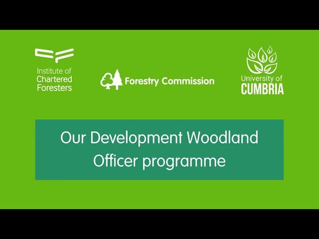 Development Woodland Officer apprenticeship