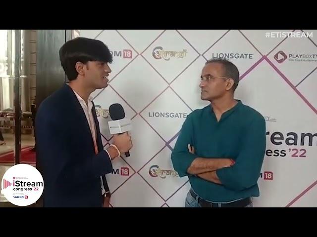 Rohit Jain Director, Lionsgate answering the question gracefully at #ETiStream.