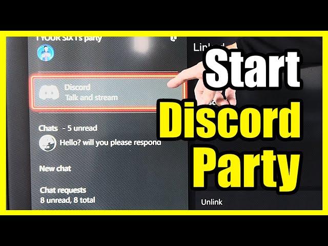 How to Start a Discord Party Chat on Xbox Series X (Settings Tutorial)