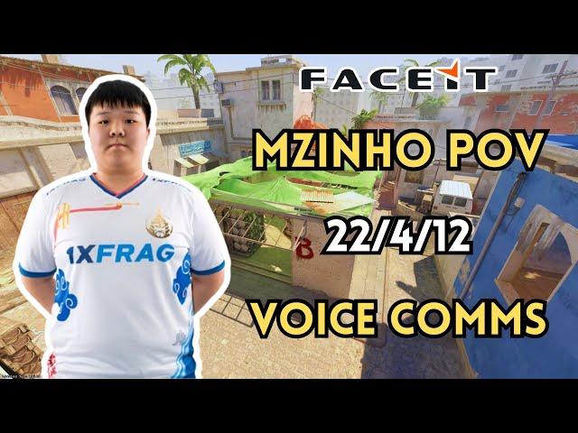 Mzinho POV w/IZR + VOICE COMMS (22/4/12) CS2 FACEIT December 14th 2024