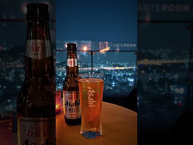Evening rooftop views of Seoul from Gangnam rooftop bar.#seoul #seoulvibes #rooftopbar
