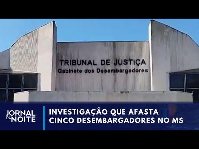 Corrupção no Tribunal de Justiça de MS: propina é negociada com político | Jornal da Noite