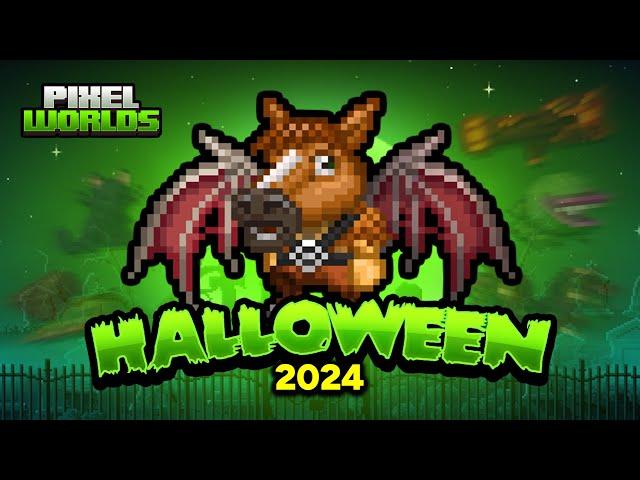 2024 Halloween Update - All NEW items! (Pixel Worlds)