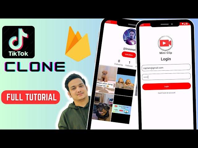 Tiktok Clone with Firebase | Full Tutorial | Android | 2024