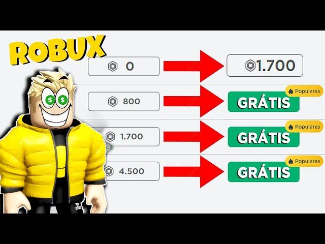 COMO GANHAR ROBUX GRATIS NO ROBLOX 2024 FUNCIONANDO 100%