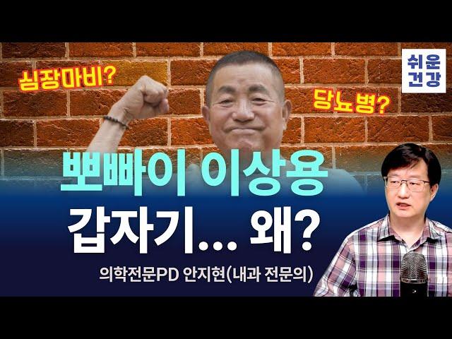 뽀빠이 이상용, 갑자기 세상을 떠나다.