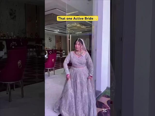 THAT ONE ACTIVE BRIDE OWN WEDDING .#gag reel#shorts#youtube