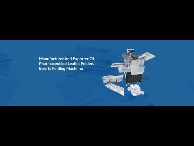 AUTOMATIC PHARMACEUTICAL LEAFLET FOLDING MACHINE PAPER LEAFLET FOLDING MACHINE 4PFF MISTRY FOLDING