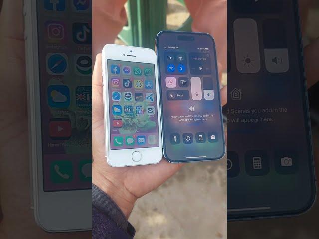 11 Year Old Iphone 5s vs Iphone 14 Pro #shorts #aamarshahzad #viralvideo #iphone