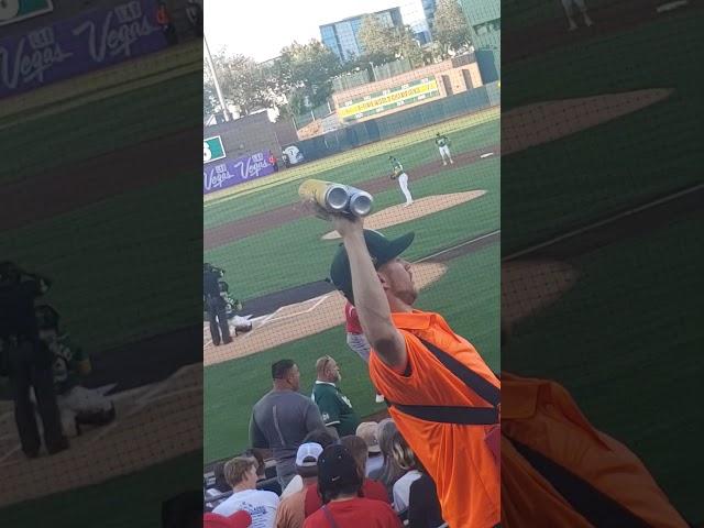 zach neto taking warm up swings before lead of at bat in saccramento ca againts the a's .my pov