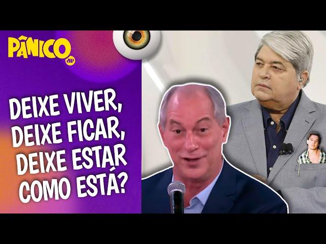 DATENA DESISTIU DA POLÍTICA PRA FICAR ALERTA SÓ NO CERTO E NÃO NO DUVIDOSO? Ciro Gomes comenta