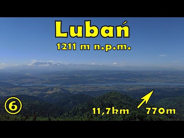 Lubań 1211m n.p.m. - wieża widokowa - Gorce