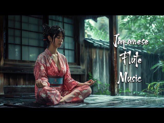 Gentle Rain at the Zen Garden - Japanese Flute Music For Meditation, Healing, Deep Sleep, Soothing