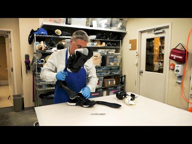 Dynamic Brace fitting - Grinding in the Shop