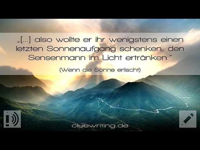 Wenn die Sonne erlischt