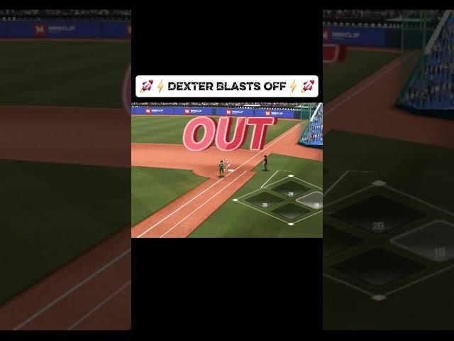  Dexter blasts off for the slick slide 'n throw!  #BaseballSkills ️ #DexterMoves #SlideAndThrow