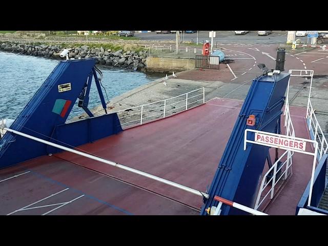 Strangford ferry leaving portaferry