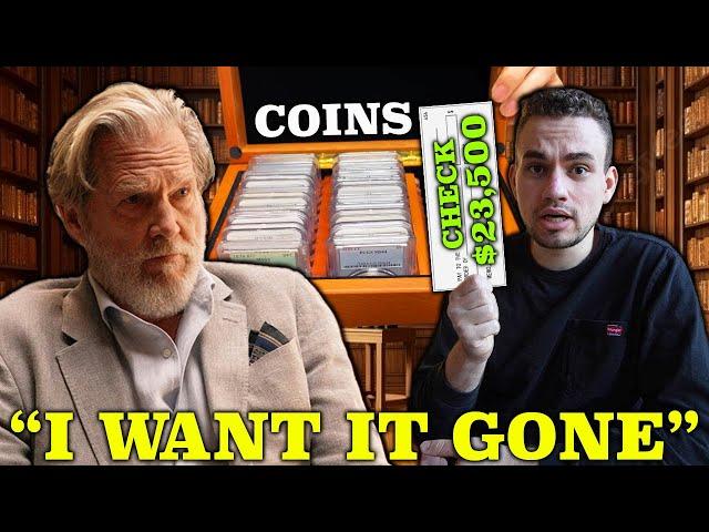 Coin Collector SELLS US EVERYTHING! ($23,500 Collection Purchase)