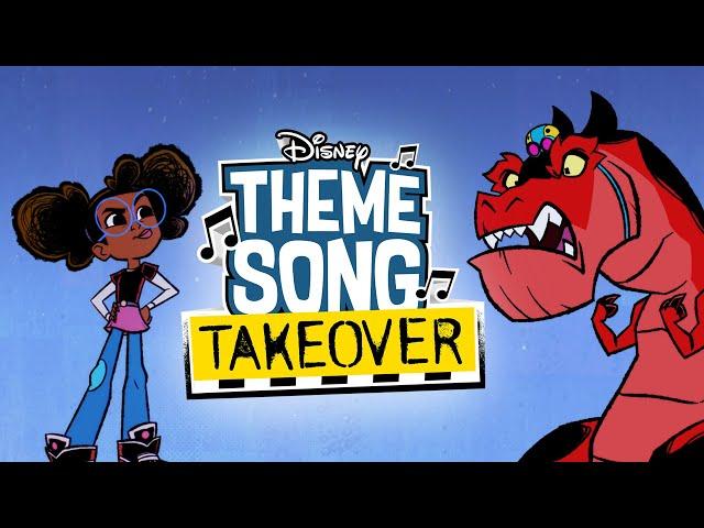 Marvel's Moon Girl and Devil Dinosaur's Devil Takes Over! | Theme Song Takeover | @disneychannel