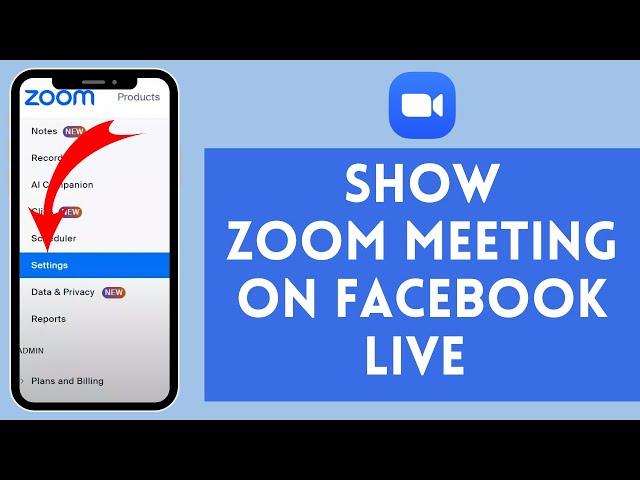 How to Show Zoom Meeting in Facebook Live 2024 | Zoom Meeting Show in Facebook Live