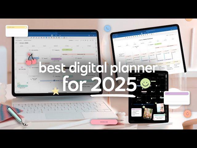 The BEST Digital Planner for 2025 | Calendar Integration, Customizable, + MORE!