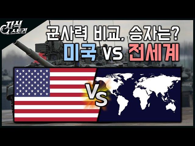 2020년 미국VS전세계 군사력비교 / 이걸 미국이?? [지식스토리]