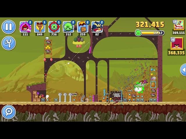 Angry Birds Friends Level 6 Tournament 1443 three stars NO POWER-UP walkthrough 2024-09-05