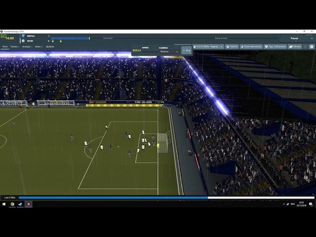 FM19 - Goal from a corner is then reviewed for offside?