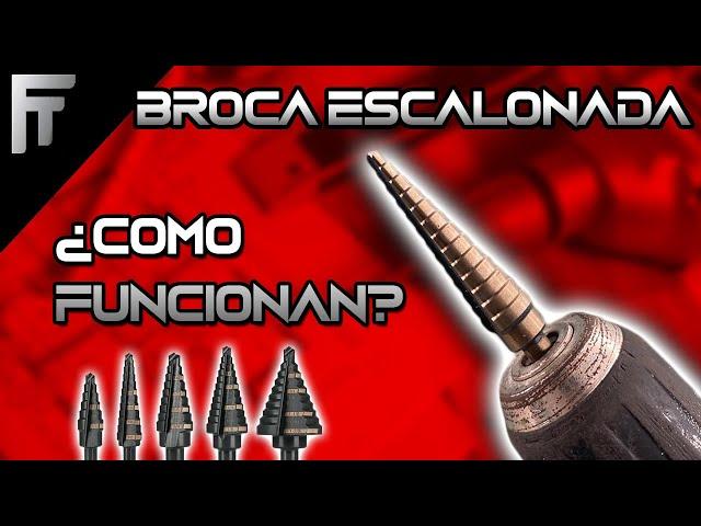 BROCAS ESCALONADAS ¿Que son? como usarlas?vale la pena comprarlas?  Brocas escalonadas para perforar