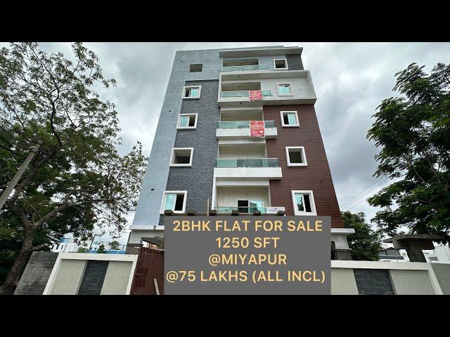 2BHK FLAT FOR SALE IN MIYAPUR II HMDA APPROVED II 75 LAKHS II 9502542081