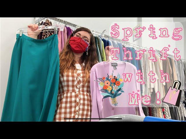 Cottagecore/Austencore Aesthetic Spring Thrift with Me! | Kayla Marie