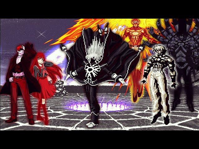 [KOF Mugen] Original Iori XIV Vs Phoenix Orochi Team