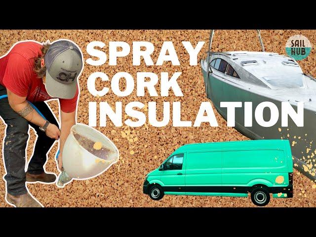 Spray Cork Insulation. Is it a game changer for Everything?