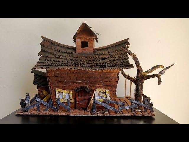 DIY Witch House Using Cardboard | Cardboard Witch House | How to Make a Witch House l Step By Step