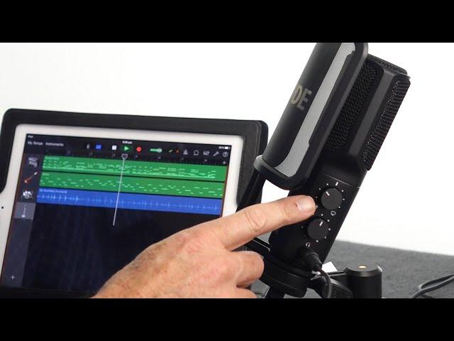 RODE NT-USB Microphone: How to setup and start recording