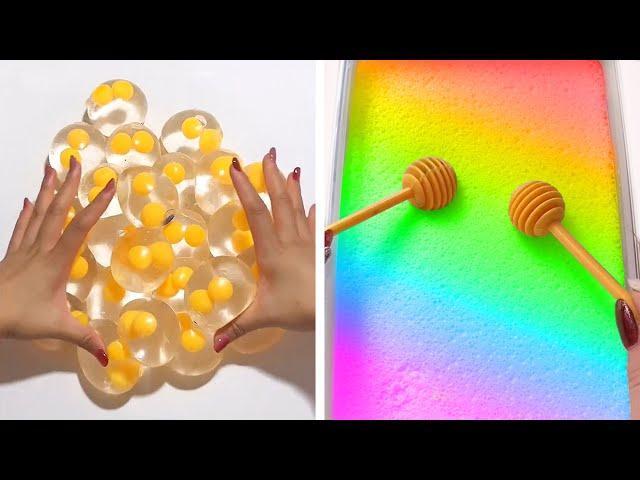 8 Hours Of Oddly Satisfying Slime ASMR - Relaxing When Stressed Or Sleepy