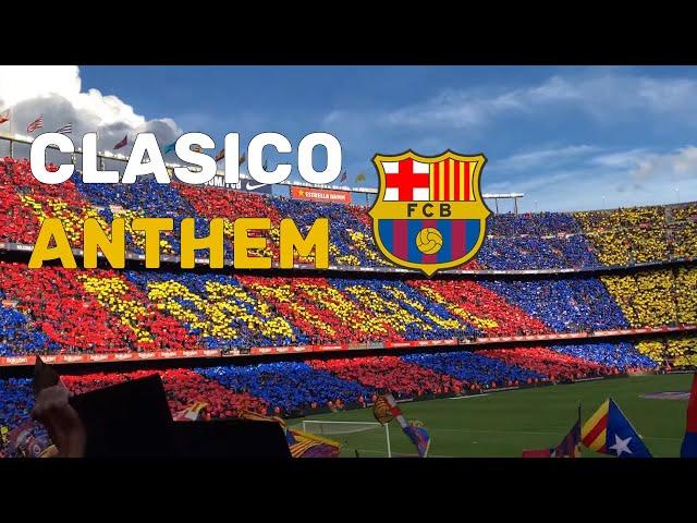 VLOG: FC Barcelona Anthem & Mosaic | El Clásico || Barça 5 - 1 Madrid