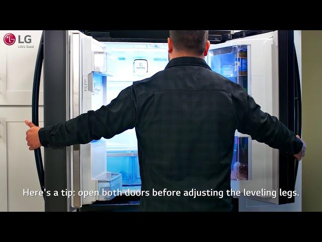 LG Refrigerator - Level Refrigerator to Reduce Common Issues