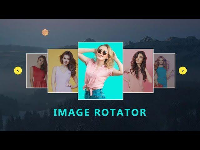 Image Rotator using Html and CSS 3 - Website Design